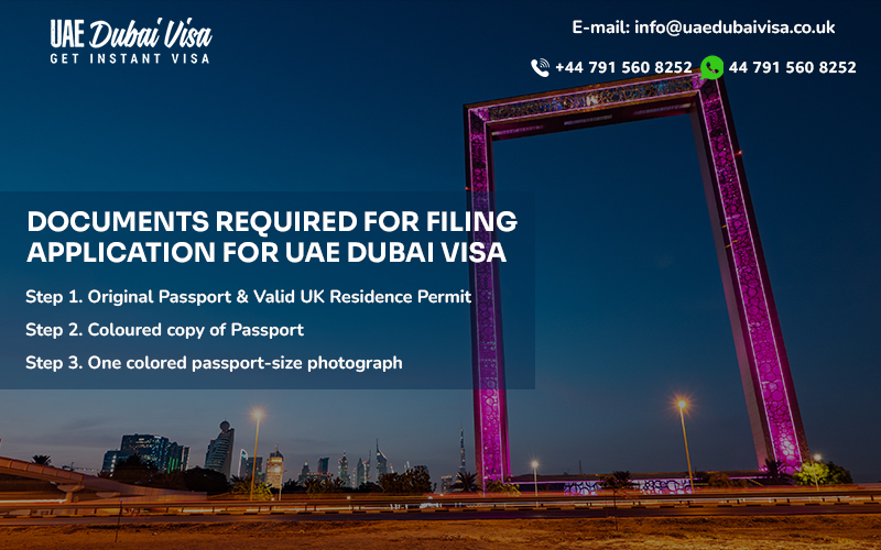 Document Requirement for Apply UAE Dubai Visa